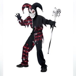 Kid’s sinister jester costume - size 10/12